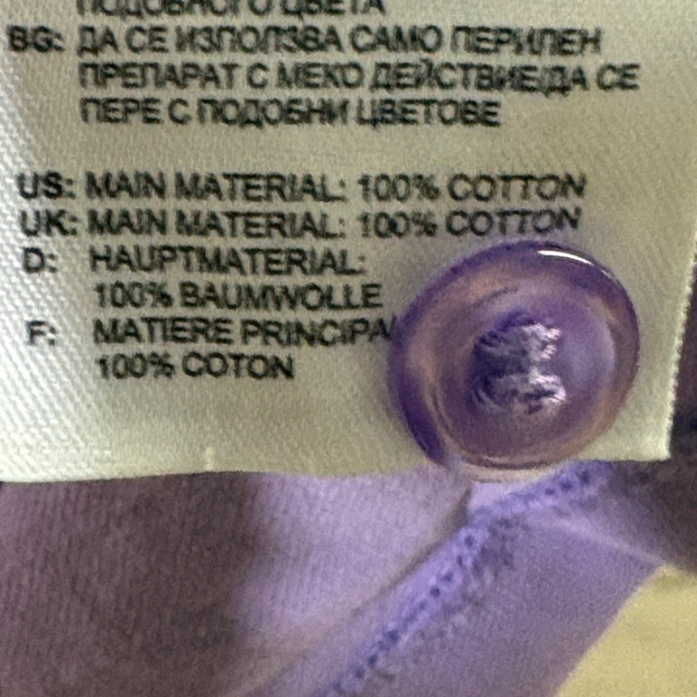 Adidas Men's short sleeve Polo in Lavender, size XL - Picture 4 of 8